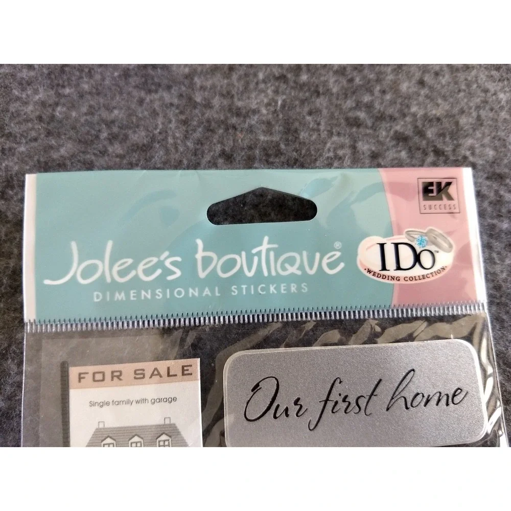 Jolee's Boutique Scrapbooking Dimensional Stickers OUR NEW HOME Lot of 2 NEW
